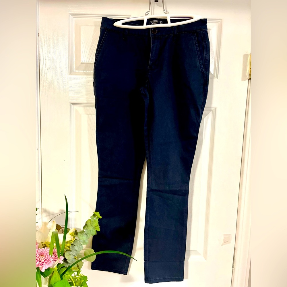 𝅺ABERCROMBIE & Fitch navy blue pants